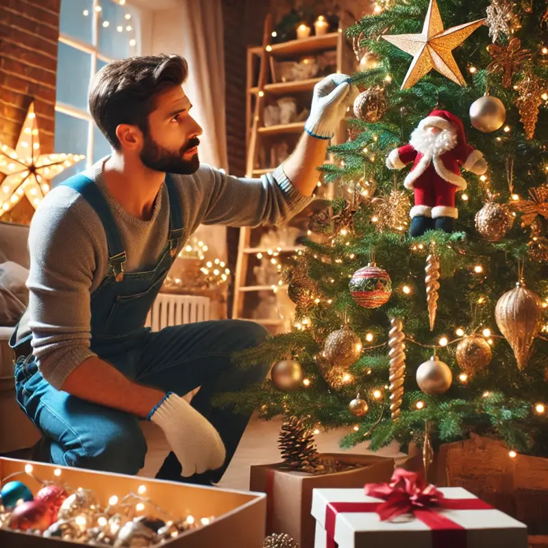 Have your Christmas tree decorated