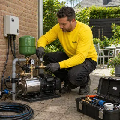 Grondwaterpomp aanleggen