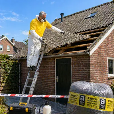 Have an asbestos roof replaced