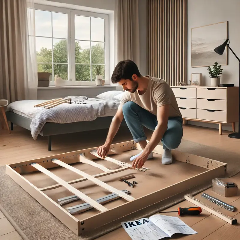 Have an bed assembled