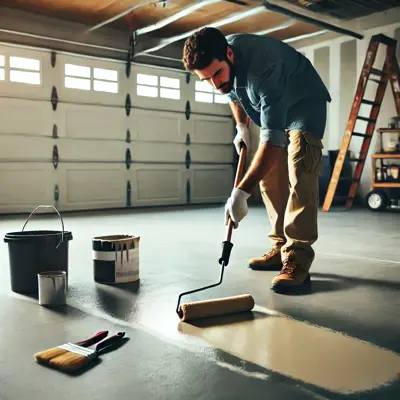 Have the garage floor painted