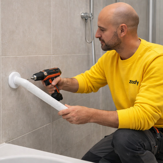 Have a wall bracket installed