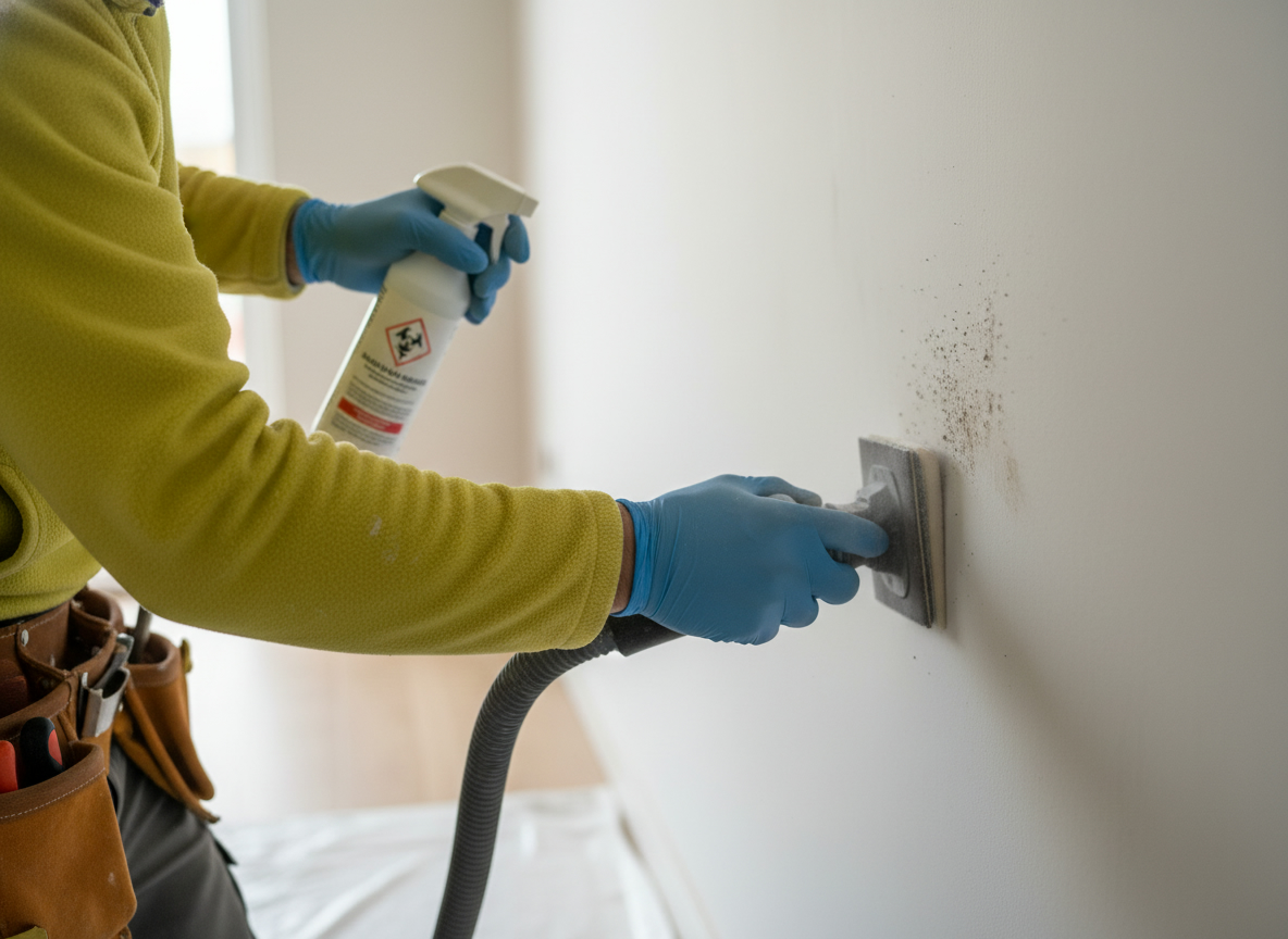 Schimmel in huis laten bestrijden