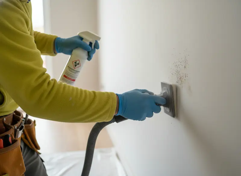 Schimmel in huis laten bestrijden