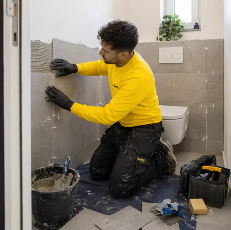 Have tiles laid