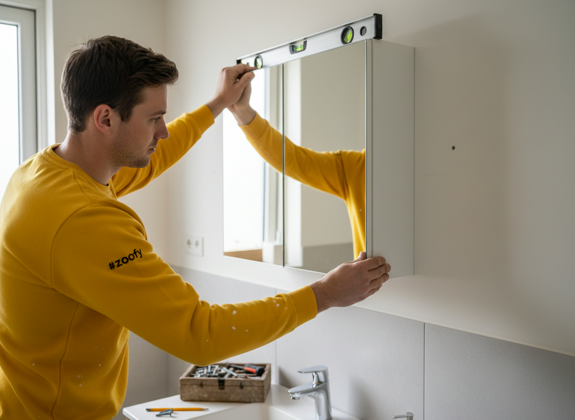 Spiegelkast laten ophangen