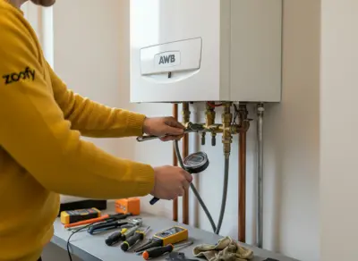 Maintenance on AWB boiler