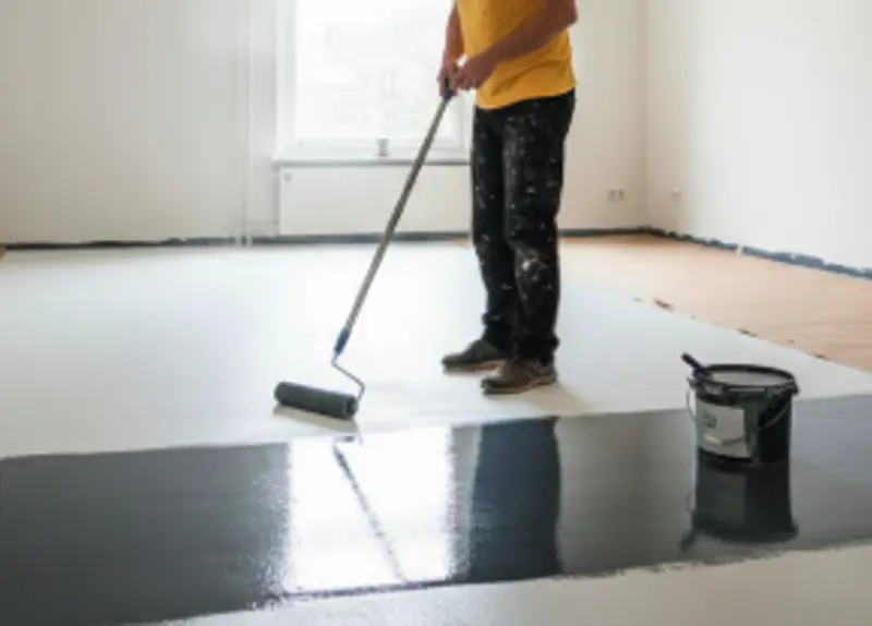 Paint a PVC floor