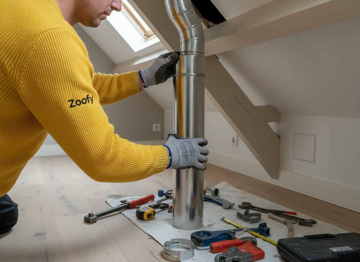 Rookgasafvoer laten aanleggen