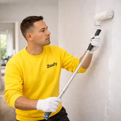 Have the interior wall painted