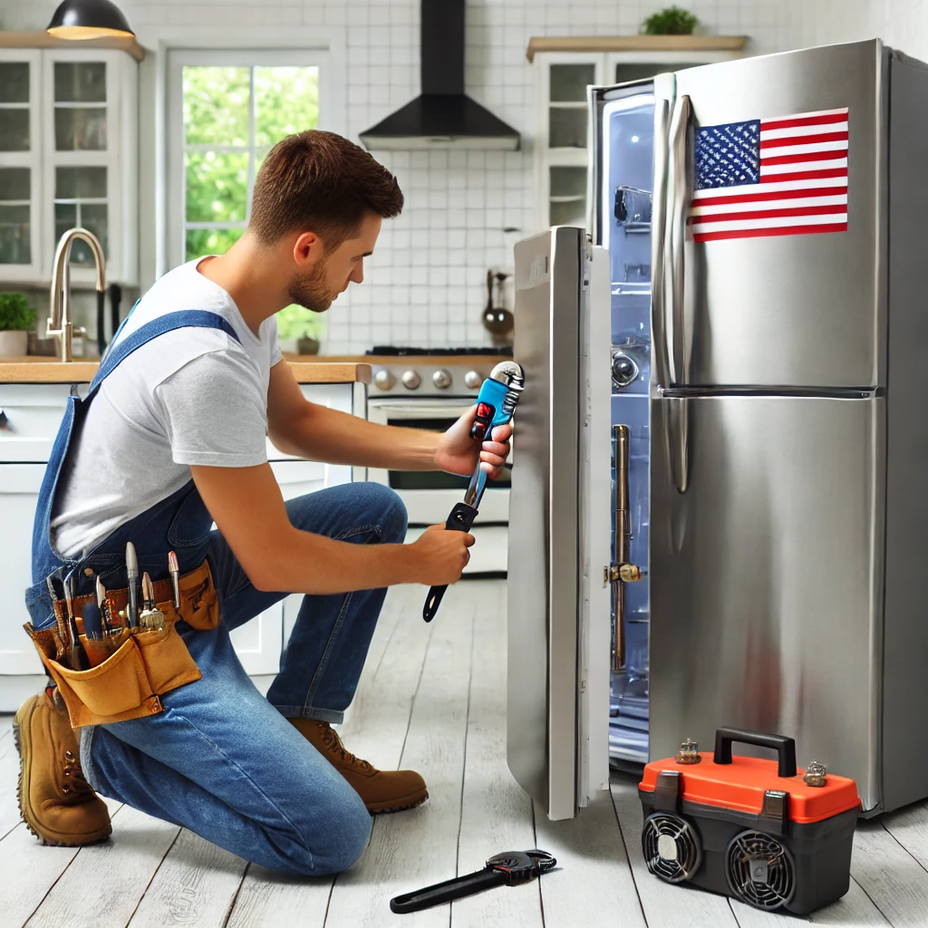Connect American fridge