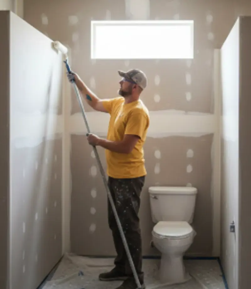 WC laten verven