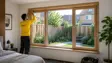 How much does it cost to install a wooden window frame?