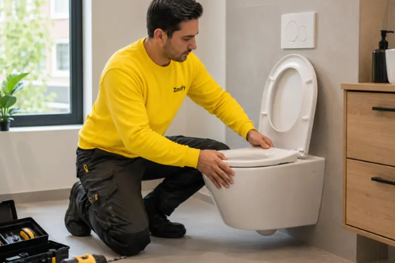 Have the toilet bowl replaced