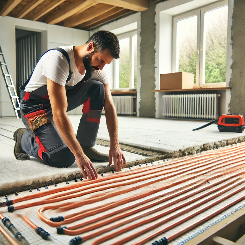 Have underfloor heating installed