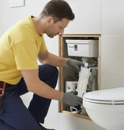 Binnenwerk inbouw wc vervangen