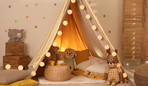 Speel- en leeshoek kinderkamer