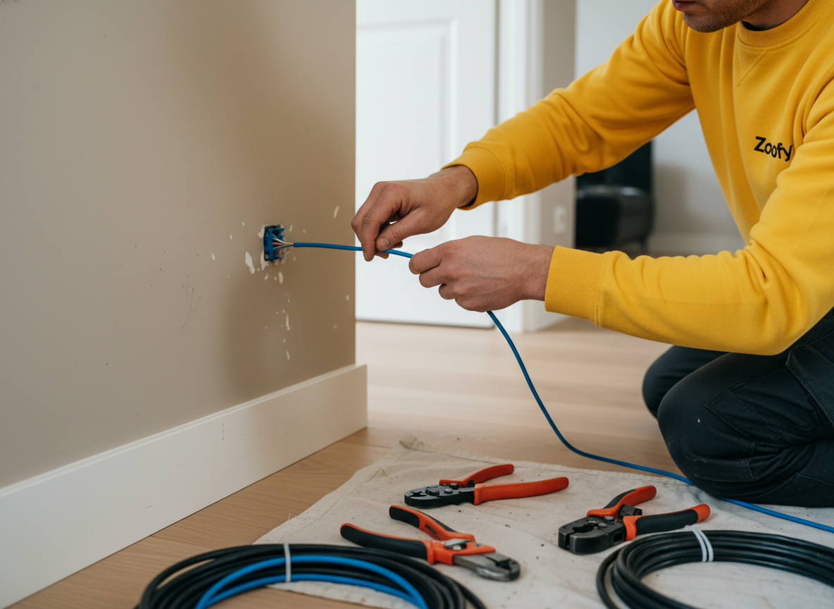 Have data cabling installed or replaced