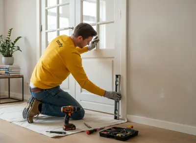 Have patio doors installed