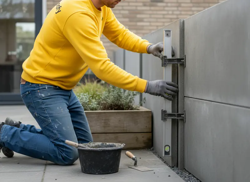 Beton schutting laten plaatsen