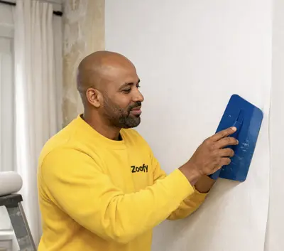 Renovliesbehang laten aanbrengen