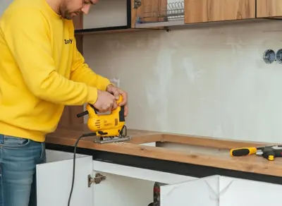 Spoelbak laten infrezen