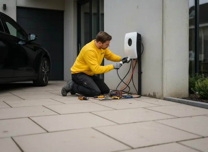 Have a charging station installed at home