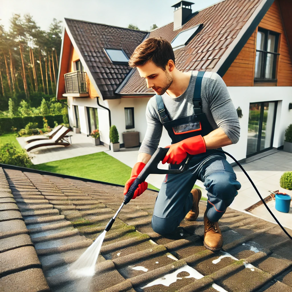 Have roof tiles cleaned