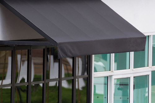 Uitvalscherm als zonnescherm