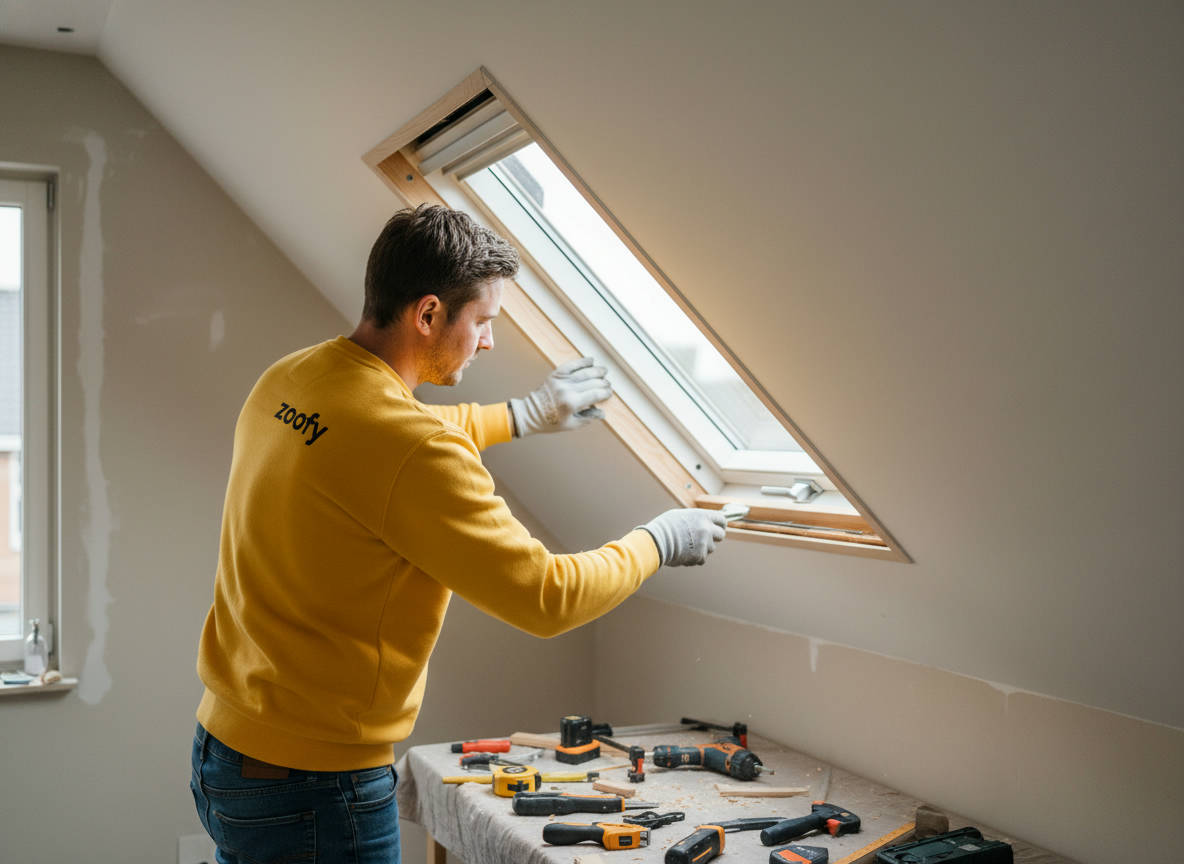 Have a roof window installed