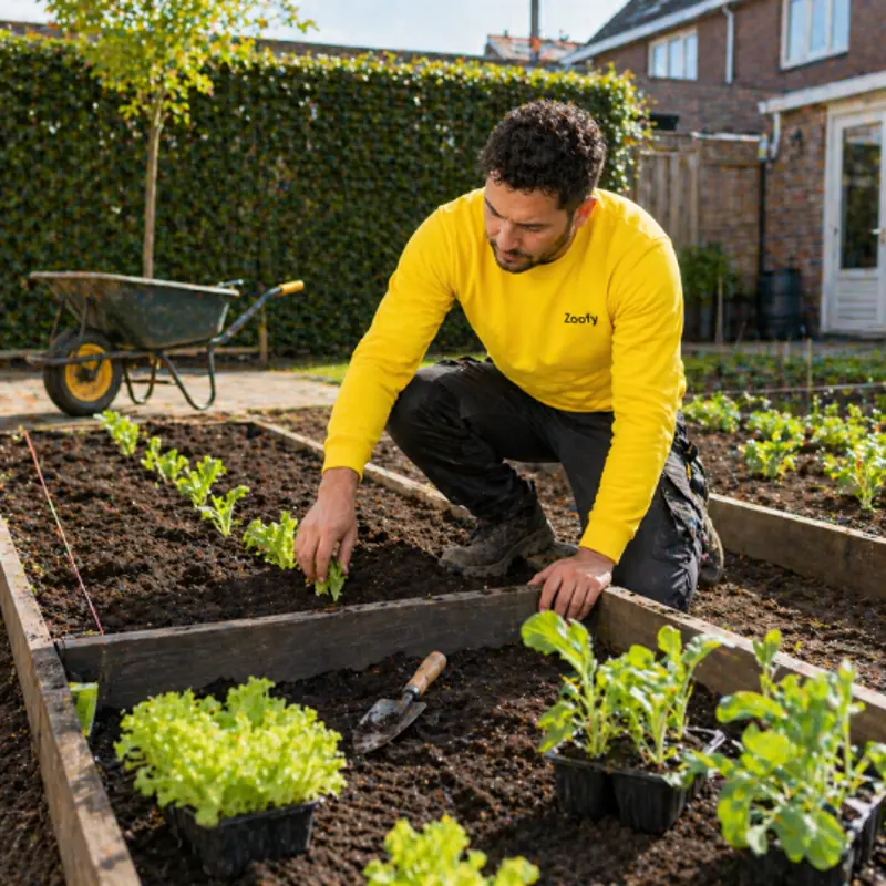 Install vegetable garden