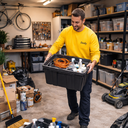 Garage laten opruimen