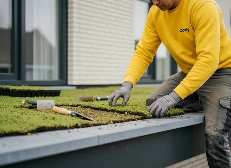 Have a sedum roof installed
