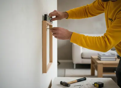 Fotolijsten laten ophangen