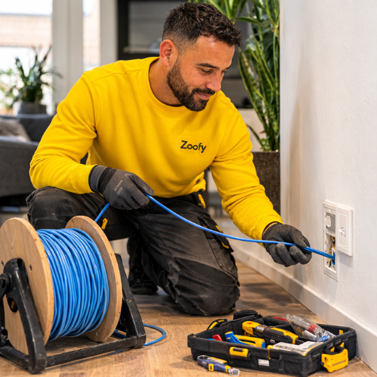 Netwerkkabel laten trekken