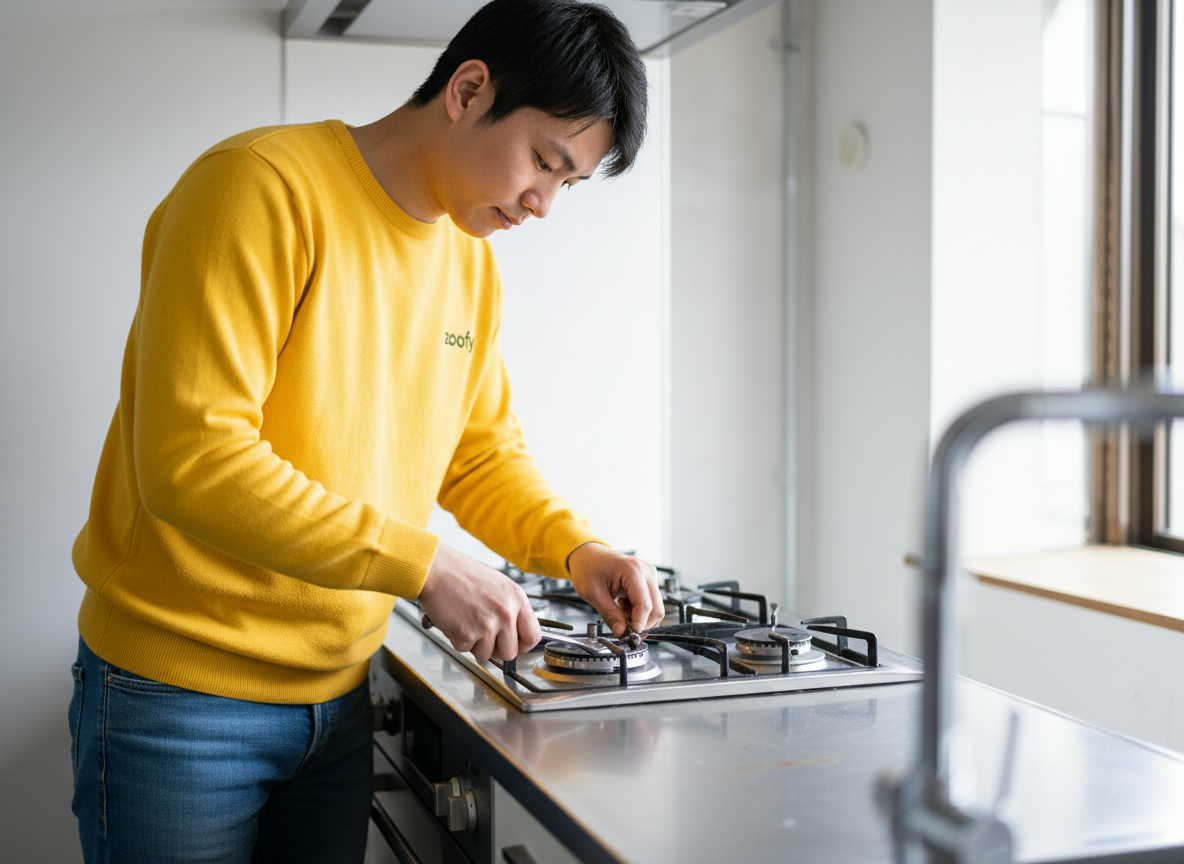 Gas stove repair