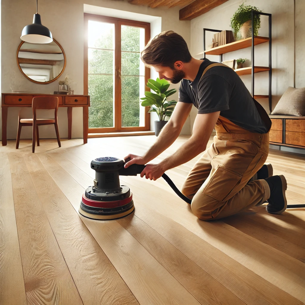 Houten vloer laten schuren