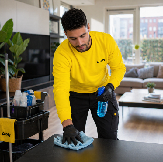 Schoonmaker voor 2 uur