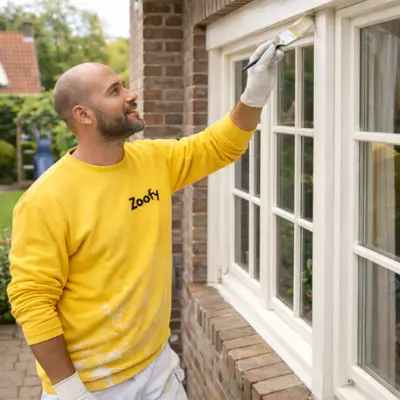 Have exterior frames painted