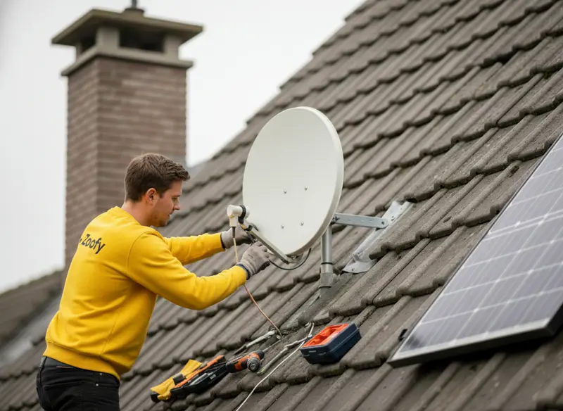 Have a TV dish installed