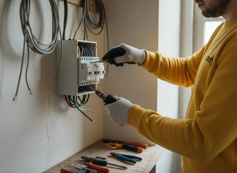 Have a 3-phase distribution box installed