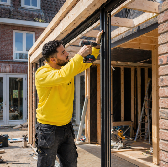 Aanbouw laten plaatsen