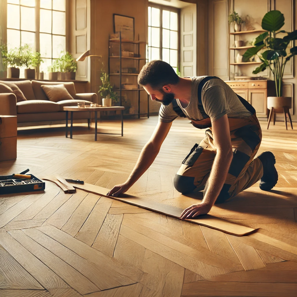 Have a wooden floor laid