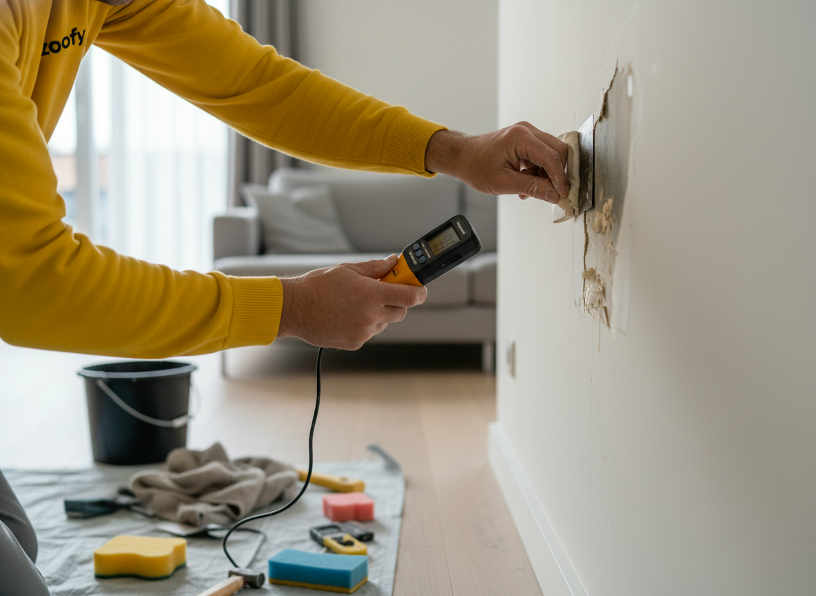 Waterschade laten oplossen