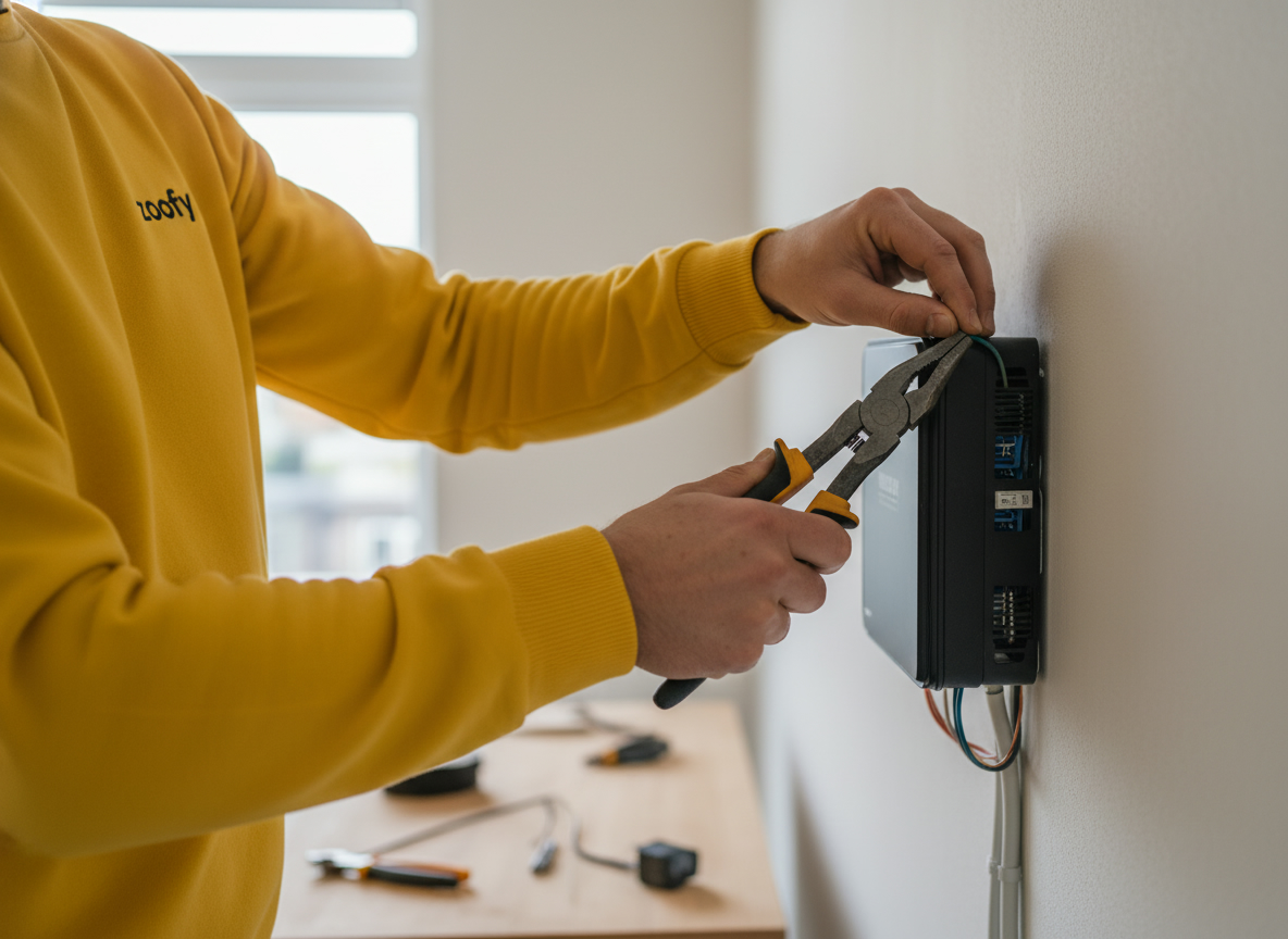 Omvormer laten installeren