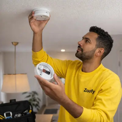 Have the smoke detector replaced