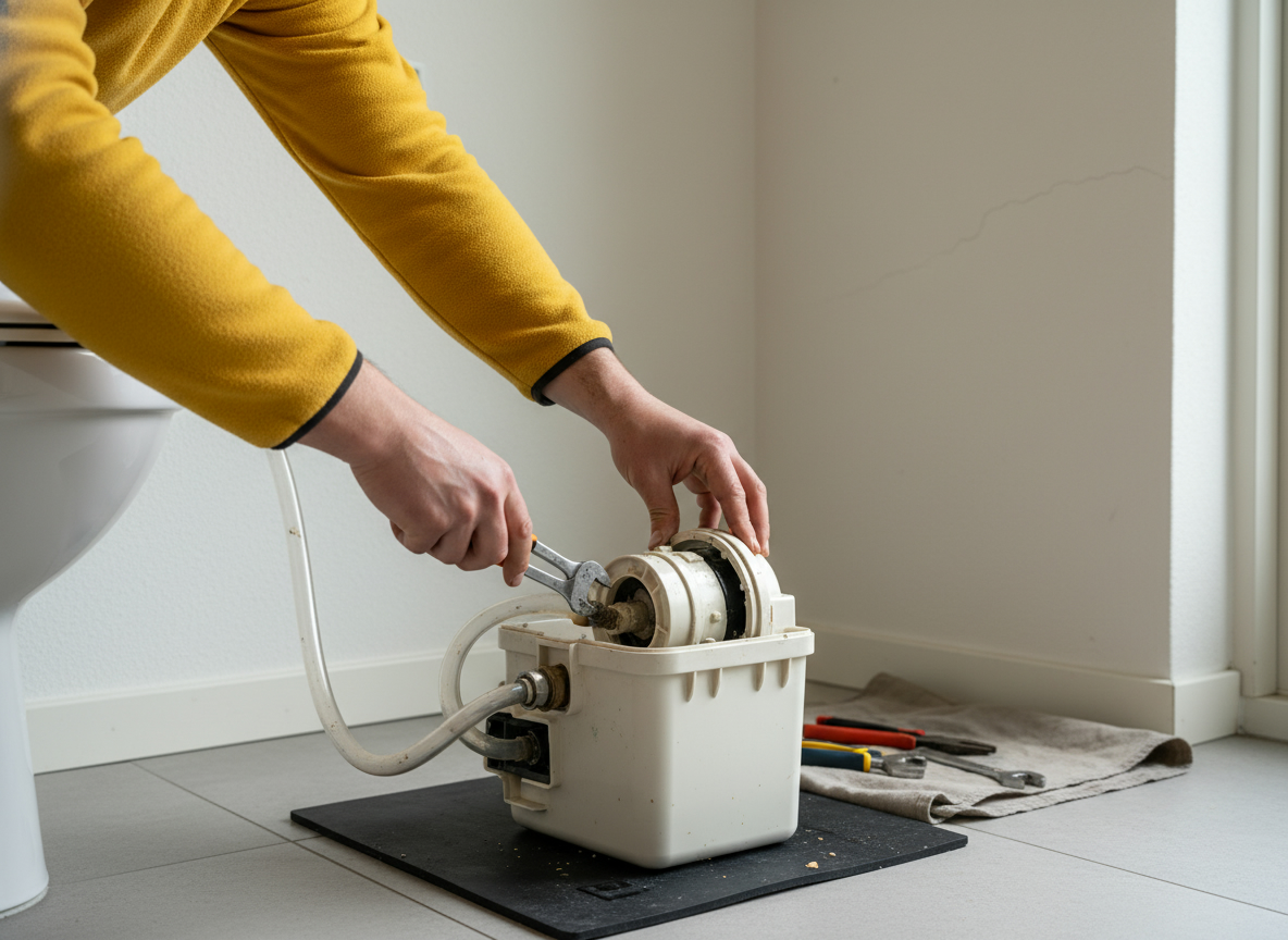 Sanibroyeur laten ontstoppen