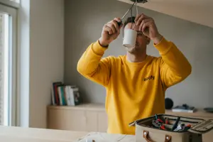 Lamp laten ophangen? Vandaag nog opgehangen.