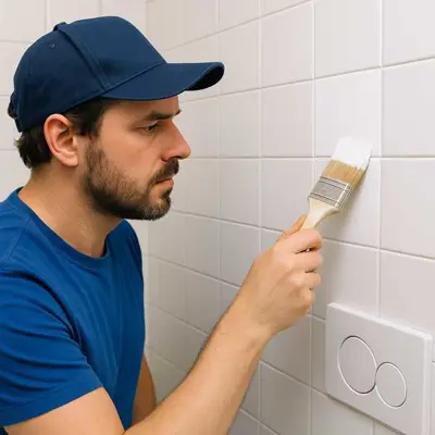 Wc tegels laten verven