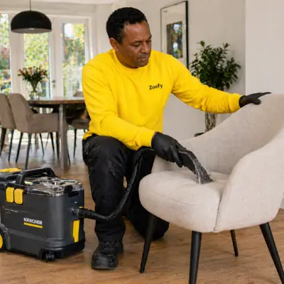 Chair upholstery cleaning